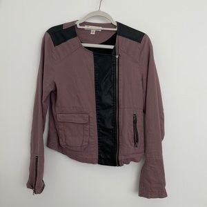 KrazyKat Purple Faux Leather Jacket